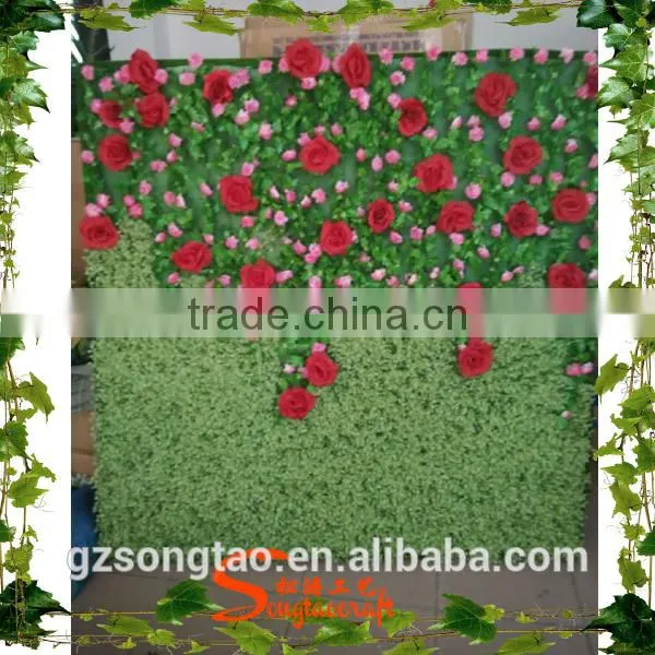 Artificial Flower Wall Indoor Decoration Artificial Flower Wall Decorative Wall Pieces photo-2