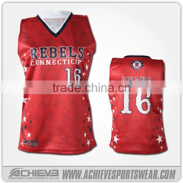 New Design Custom Mens Dye Sublimated Lacrosse Jerseys photo-3