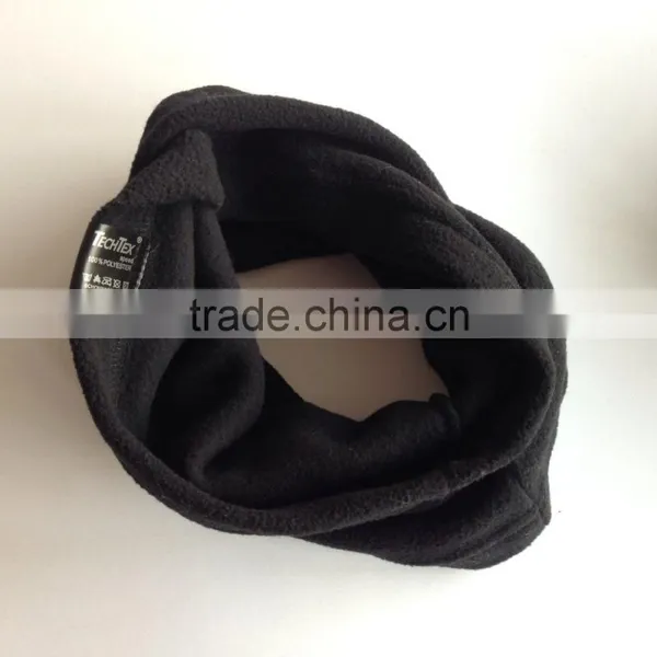 Cashmere Black Color Fashion Winter Knitted Factory Produce Fashion Circle Round Scarf photo-6