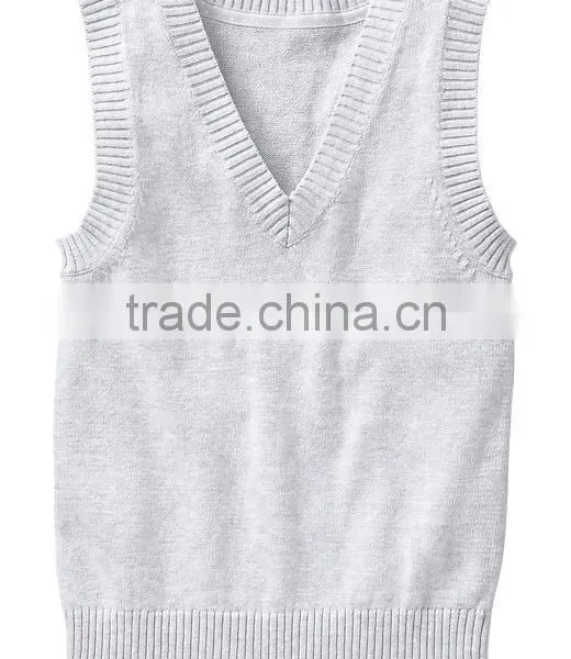 Child Sweater as School V-neck Uniform Pullover Sweater photo-5