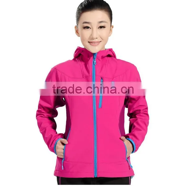 Fashion Design Woman's Waterproof Cheap Softshell Jackets photo-2