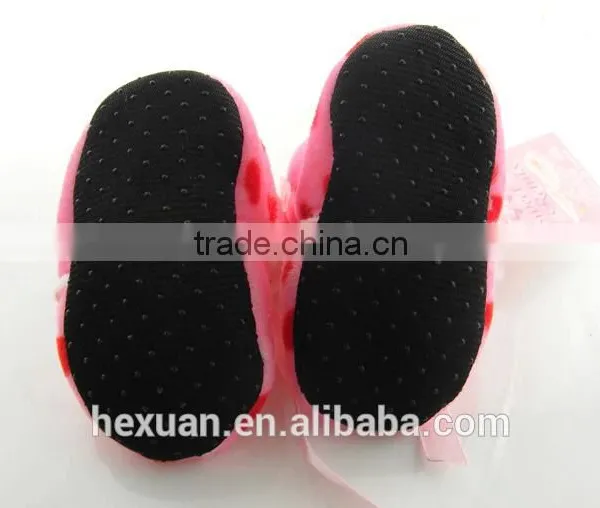 B80005C ,Infant Crib Shoe / Plush Infrant Shoe Toy /Kids Plush Indoor Slipper photo-2