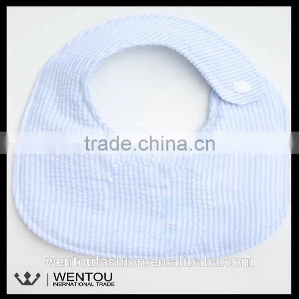 Wholesale Personalized Plain Seersucker Silicone Bib photo-3