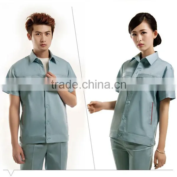 Summer Engineering Poly Cotton Twill Fabric Work Uniform photo-2