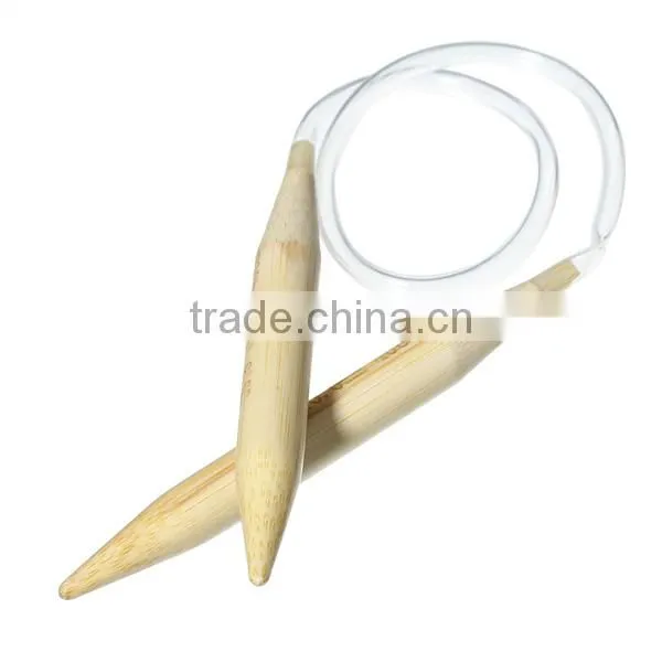 Cheap Wholesale Custom 1 Pair Bamboo 40cm Circular Knitting Needle photo-3