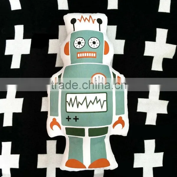 2016 Hot Sale Children Baby Robot/Bear Cartoon PP Cotton Safe Comfortable Touch Pillow Northern European Style Home Decoration photo-4