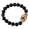 Paris Style Buddhist Beads Bracelet With Imitation Gemstone for Men