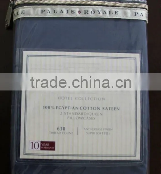 100% EGYPTIAN COTTON SATEEN PILLOW CASE