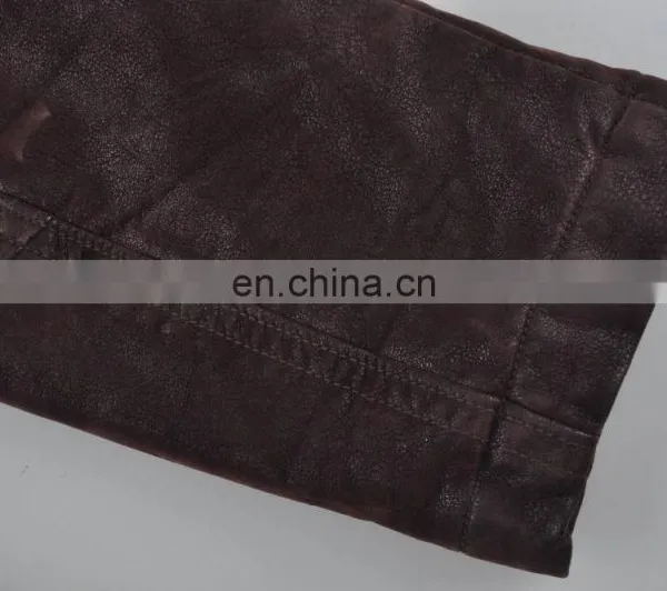 2015 Mens Oem Brand Fashion Leather Jackets With High Quality photo-6
