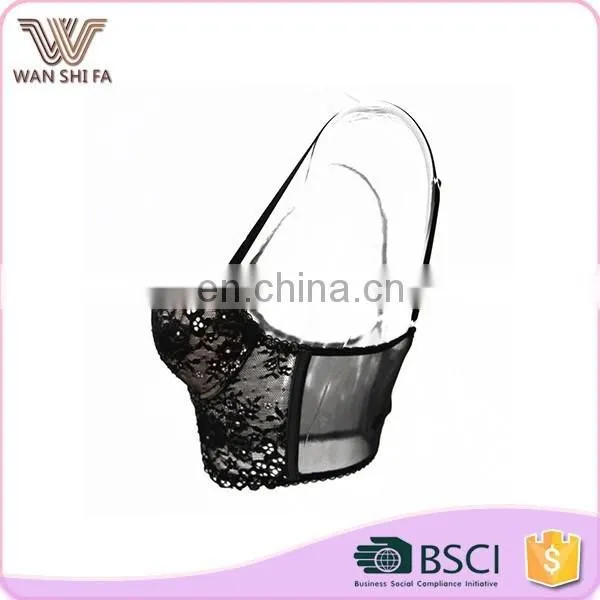 Bottom Price Latest Design Full Size Lace Transparent Cheap Ladies Bra Brands