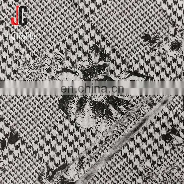 China Supplier Jacquard Stripe Fabric Recycled Knit Polyester Fabric for Garment photo-3