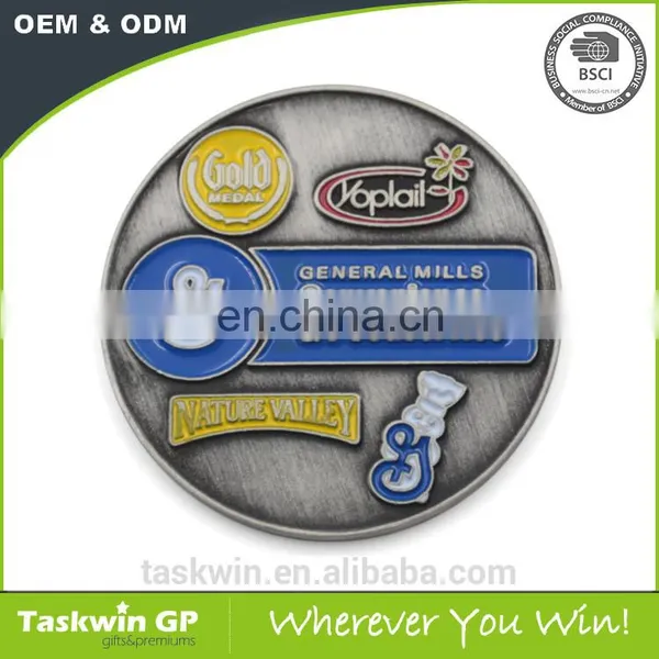 2017 Custom Antique Nickel Plating Coin for Souvenir Made in China photo-2