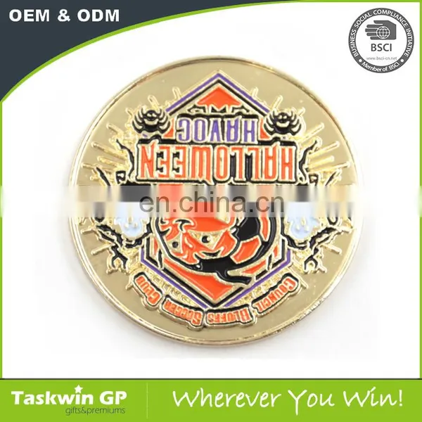 Professional Promotion Custom Good Look Round Shape Mini Gold Plated Emboss Logo Challenge Coin photo-3