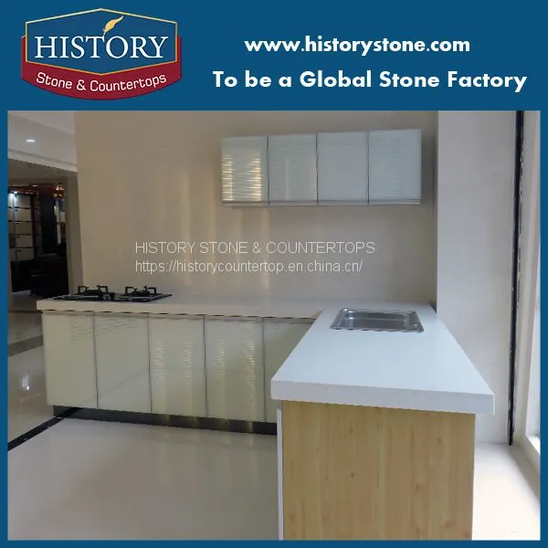 White Galaxy Artificial Quartz Countertops photo-4