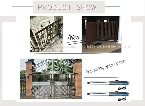 For DC24v Arm Swing Gate Opener Double Door Kit photo-2