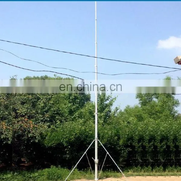 35m High Mast Lighting Pole Telescopic Camera Extendable and Retracted Aluminum Adjustable Manual Hand Motorizedwinch Tower photo-2