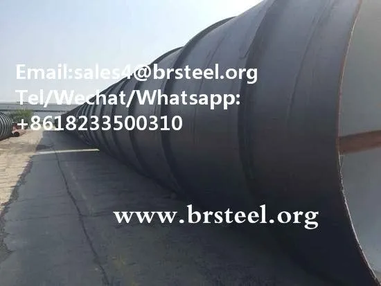 Astm A214 Sa214 Epoxy Ssaw Coating Steel Piling Tubes