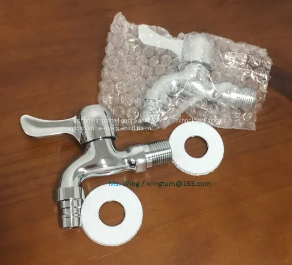 Simple Bathroom Bibcocks SUS 304 Material Garden Taps Polish Finish Wholesale Prices photo-5