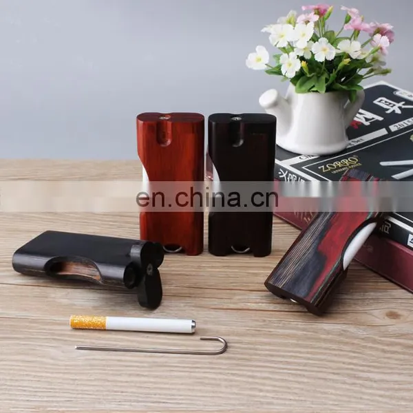 HQP-XJ15 HongQiang Wooden Custom Weed Smoking Cigarette Case Pipe Smoking Accessories Hitter Dugout photo-4