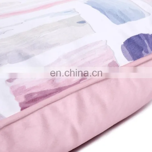Winning Designs Brush Painting Art Printed Velvet Cushion/decorative Throw Pillows photo-5