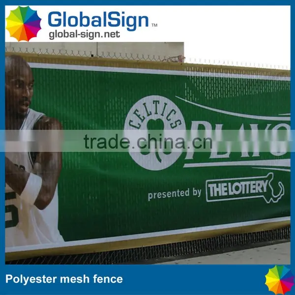 Advertisment Fence Pull up Printed Mesh Banner Fabric photo-5
