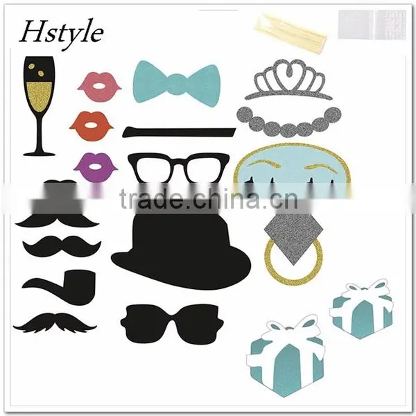 Bahoto Booth Props for Wedding Birthday Party Decoration 2016 New Design DIY Kits Photobooth Dress-up Acces PFB0087 photo-2