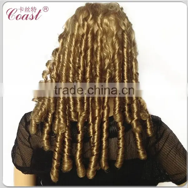 Middle Parting Synthetic Wigs Curly photo-5
