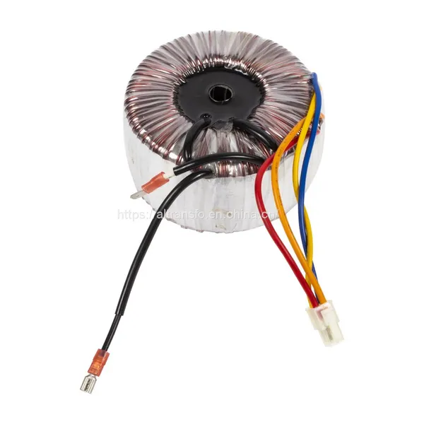 Low Profile 24-0-24 Toroidal Transformer 220v 24v 500va