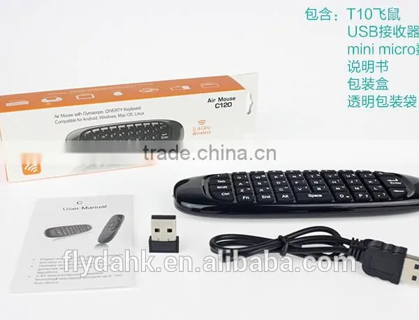 T10 C120 Air Mouse Fly Mouse for Google Android tv Box Quad Core And Dual Core TV Dongle photo-6