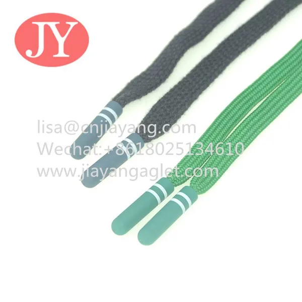 Rubber Painting Plastic Shoelace Aglet Transfer Shoelace Cord Ends Shoe String Manufacturer photo-4