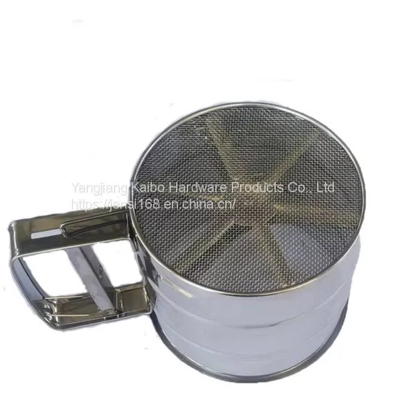 Baking Tools Hand-held Household Stainless Steel Flour Sieves photo-3