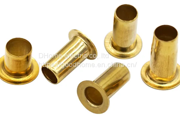 Brass hollow rivet Electric and electrical conductive rust-proof lengthened corns stud M3*9 over hole full hollow rivet（Wechat:13510231336）