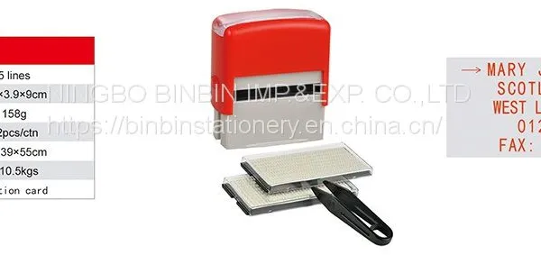 DIY SELF INKING COMPANY STAMP photo-2