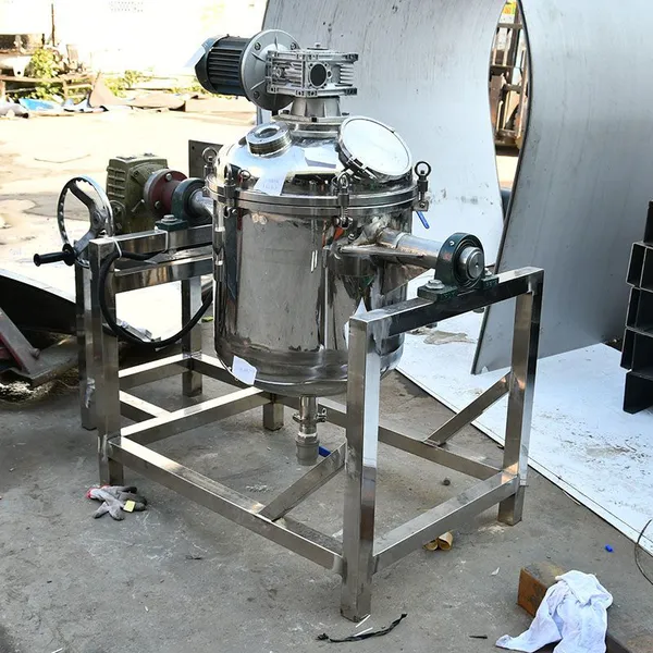 Stainless Steel Shampoo Washing Steam Heating Inox Mixing Tank photo-3