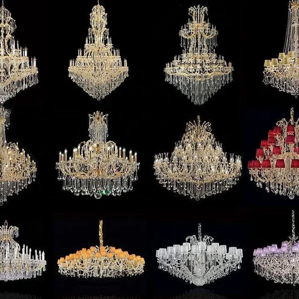 Custom Grand Chandeliers Luxury Hotel Lobby Lighting photo-5