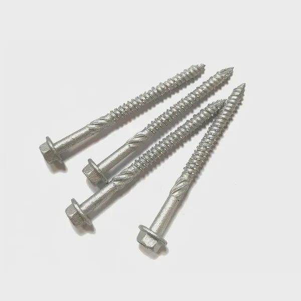 White Zinc Plated Roof Screws Wafer Head for Industrial Construction Stainless Steel 410 No Snapping Fast Drilling photo-2