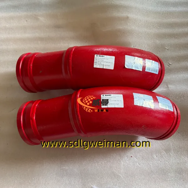 Pièces détachées originales pour pompe à béton Sany - Coude et tuyau droit Sany SSG004912700