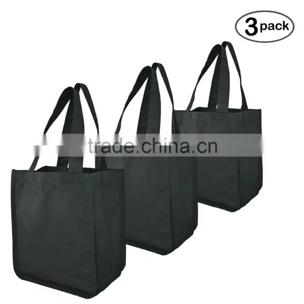 Simple Ecology Organic Cotton Deluxe Grocery Bag With Bottle Sleeves photo-3
