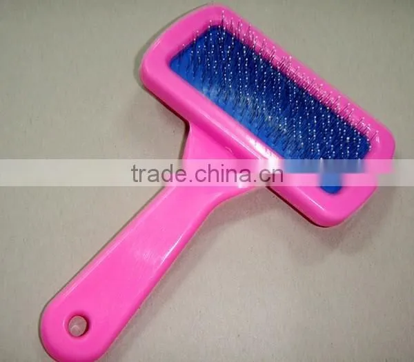Wholesale PP Plastic Pet Brush ,Dog Grooming Brush Stainless Metal Pin photo-4