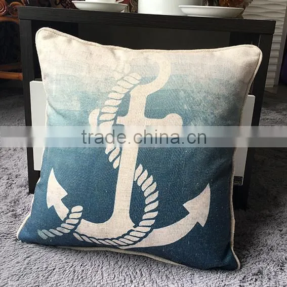 Cushions Home Decor Pillow Printed With Piping photo-2