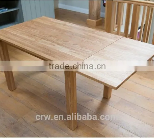 DT-4047 Solid European 6 Seater Oak Long Narrow Dining Table photo-3