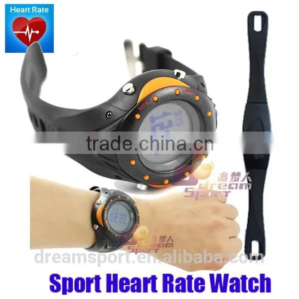 Wireless Heart Rate Monitor Chest Belt Wrist Pedometer Watch For Sports Running photo-2