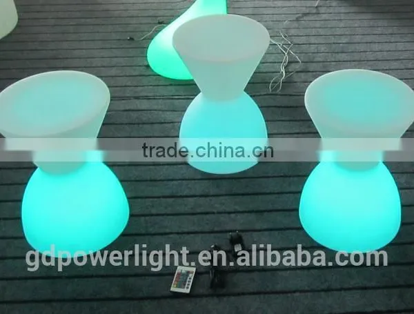 New PE Plastic Stool With LED Light & Remote Control YXF-3042 photo-3
