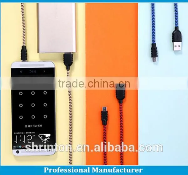 Hot Selling Remax Nylon Braided Usb Cable High Quality Led Usb Charging Cables photo-5