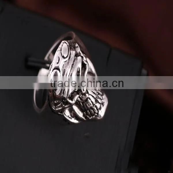 Fashion Punk Personalized Vampire Skull Finger Rings photo-4