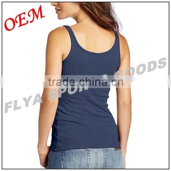 Women Fashionable Wholesale Cotton Tank Top Fitness Clothing photo-6