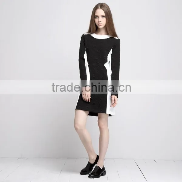 Black and White Party Dress Cocktail Dress photo-3