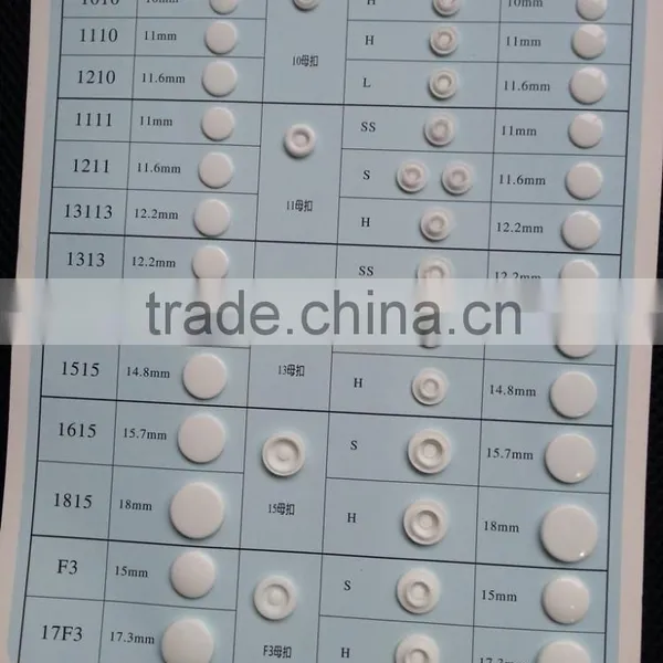 Sedex Audited 2 Pillar Factory Plastic Pree Studs Snap Button photo-5