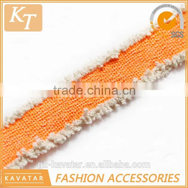 Fashion Design Rough Selvedge Ribbon Trim With High Quality photo-4