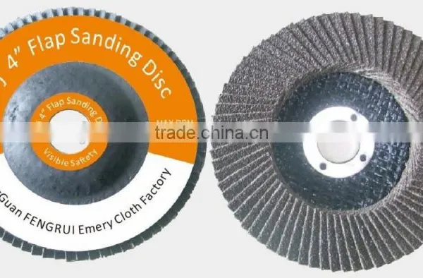 R.j No.A01-02A 4" 4.5" 5" 6" 7" Deburring Removing Rust Trimming of Weld Joints Aluminium Oxide Abrasive Fibreglass FLAP DISC photo-5